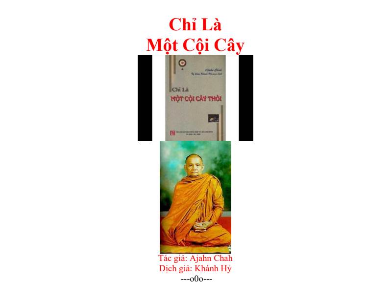 Chỉ Là Một Cội Cây pdf
